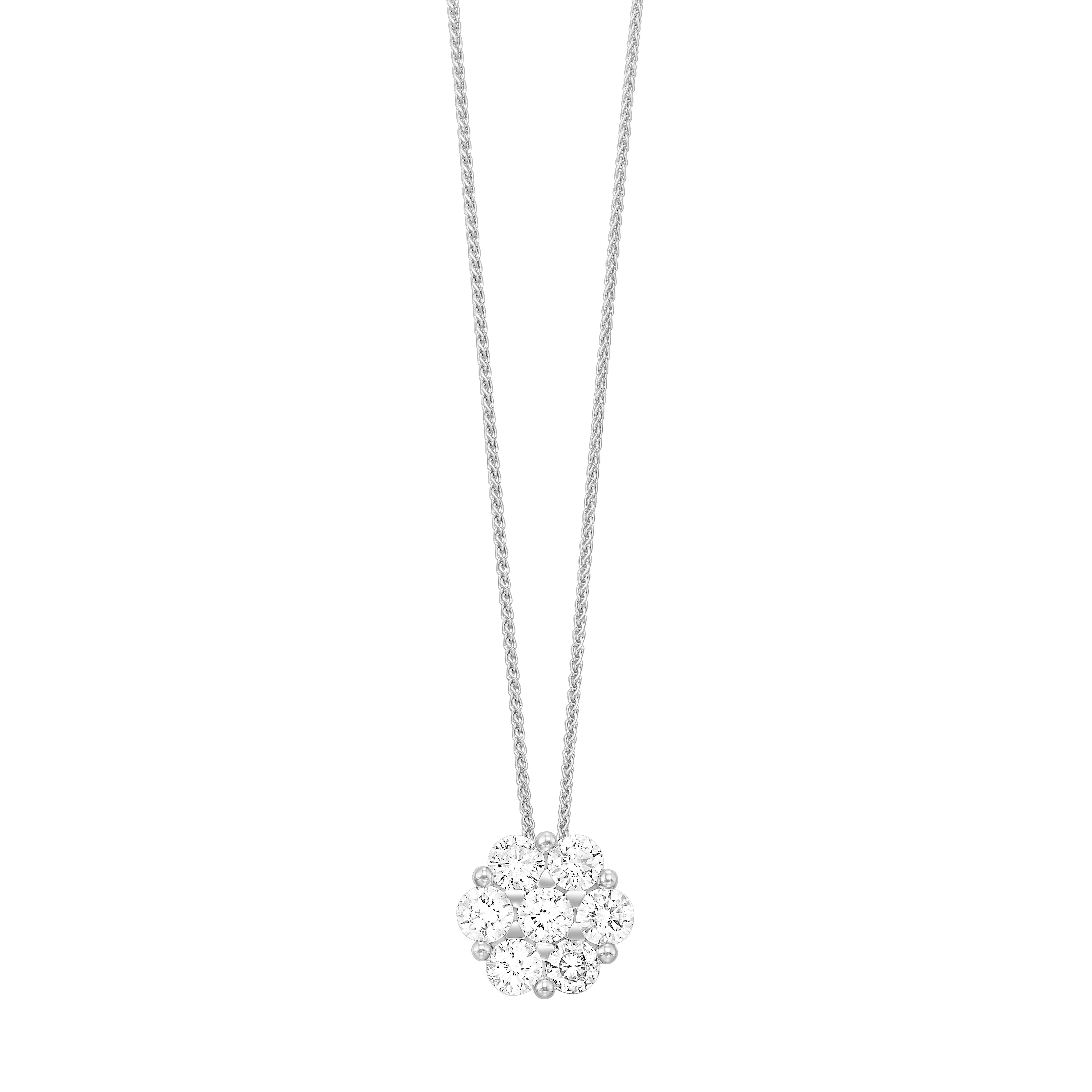 14kt White Gold Pendant 1/2ctw