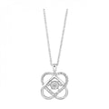 Silver Diamond Pendant 1/10 CTW