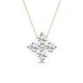Flower Petals Stud Pendant (Round)