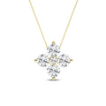 Flower Petals Stud Pendant (Round)