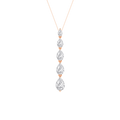Graduated Diamond Drop Pendant (Pear)
