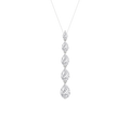 Graduated Diamond Drop Pendant (Pear)