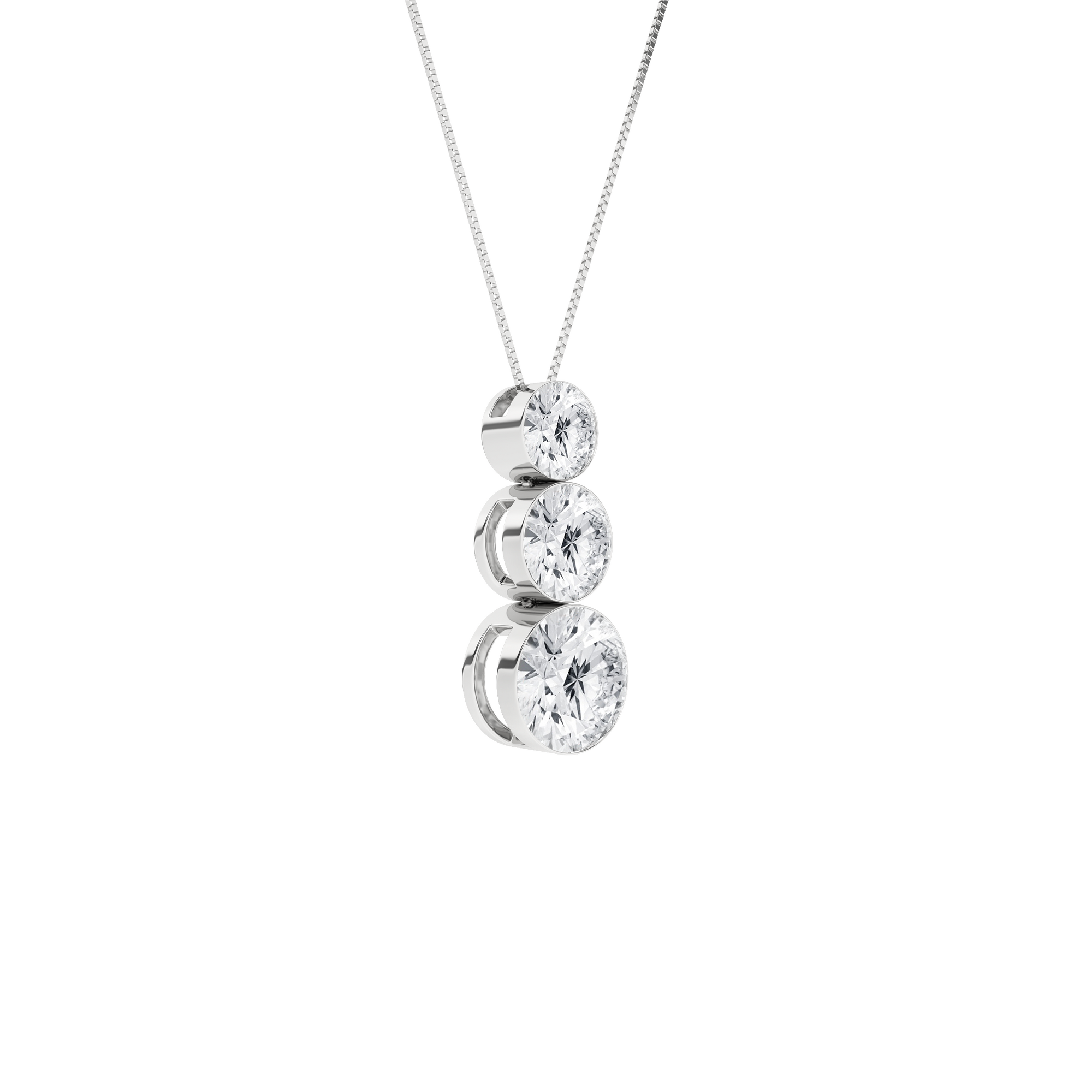 Seamless_x0019_ 3-Stone Graduated Diamond Drop Pendant (Round)