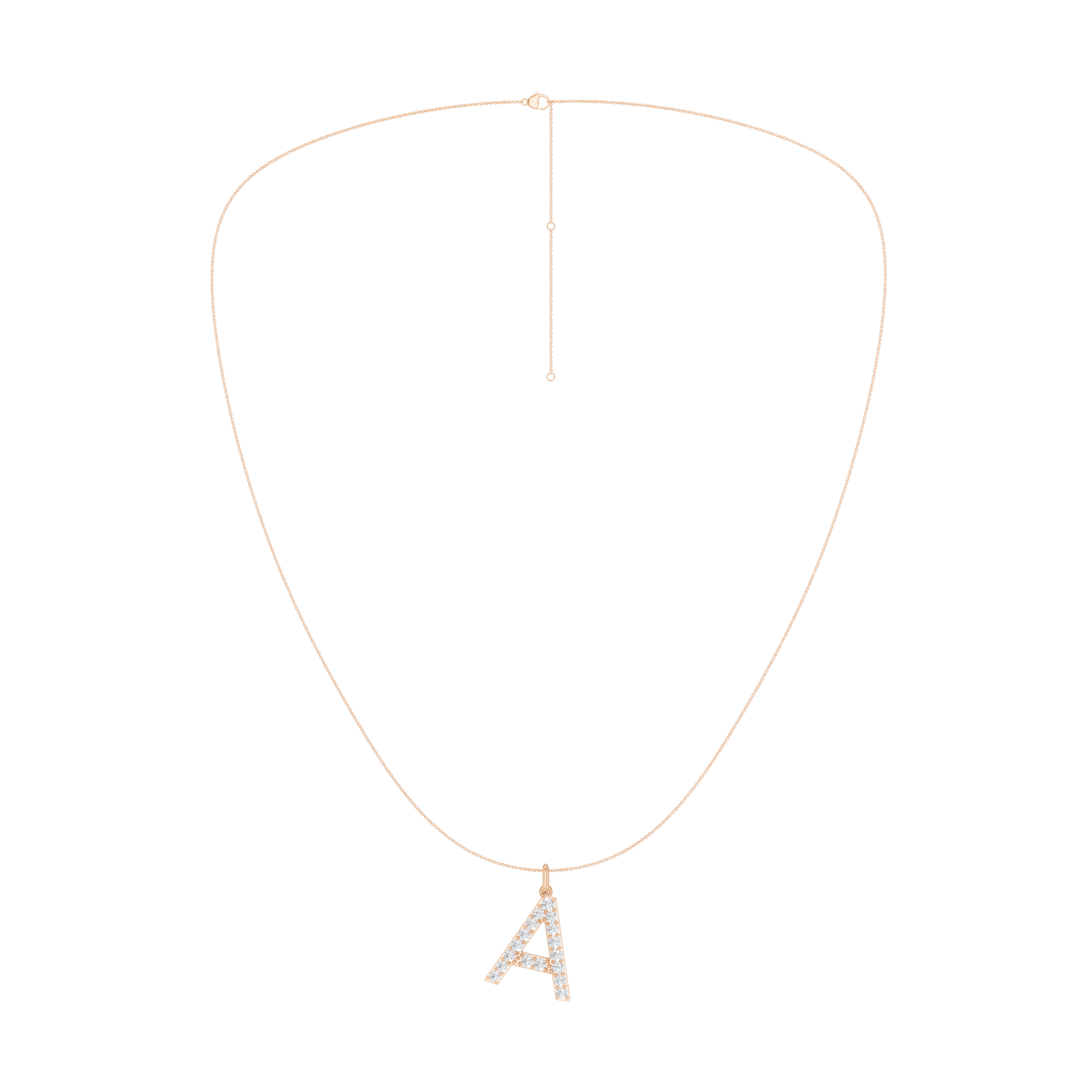 Love Letters Pendant-A with Chain