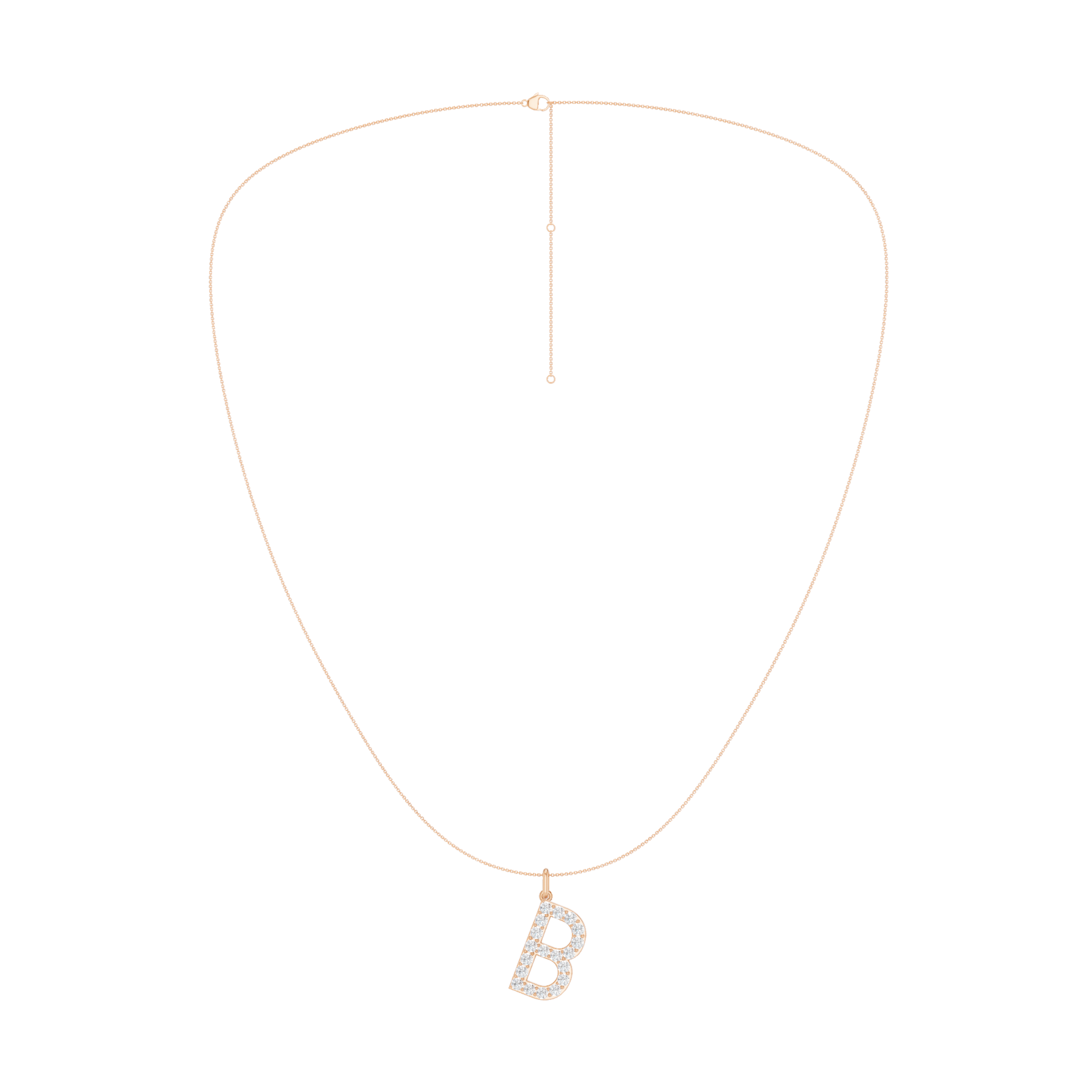 Love Letters Pendant-B with Chain