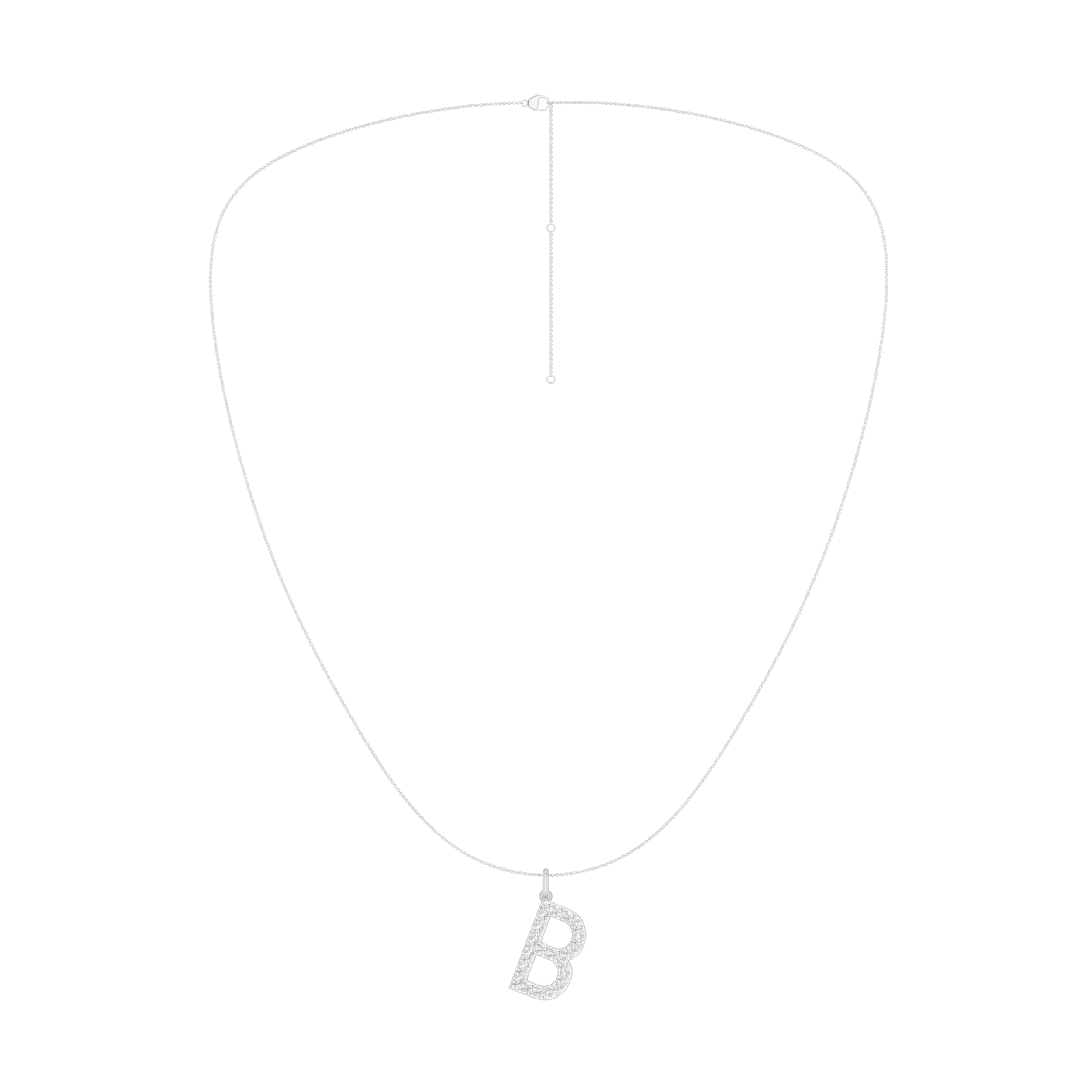 Love Letters Pendant-B with Chain