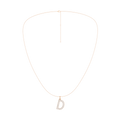 Love Letters Pendant-D with Chain