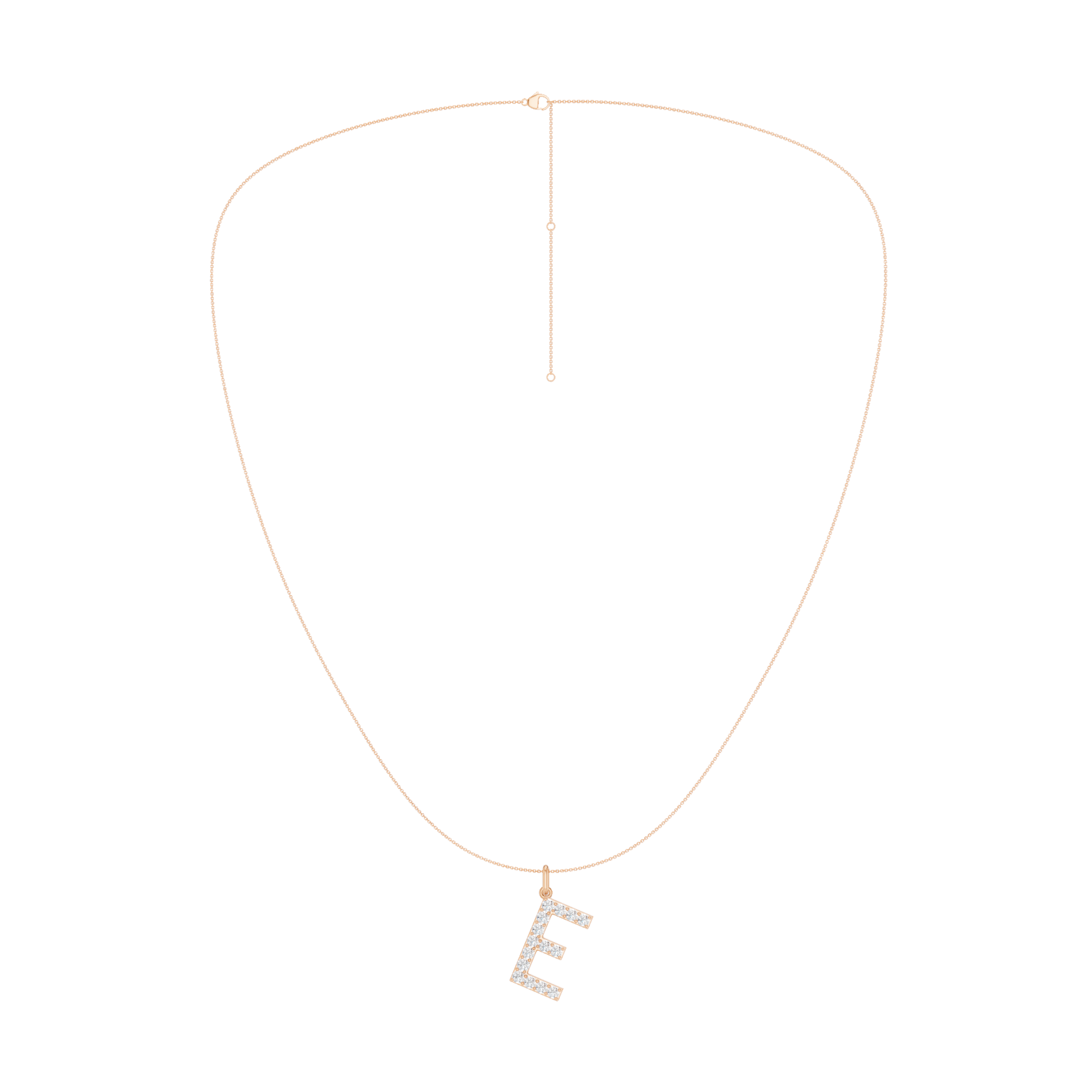 Love Letters Pendant-E with Chain