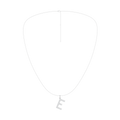 Love Letters Pendant-E with Chain