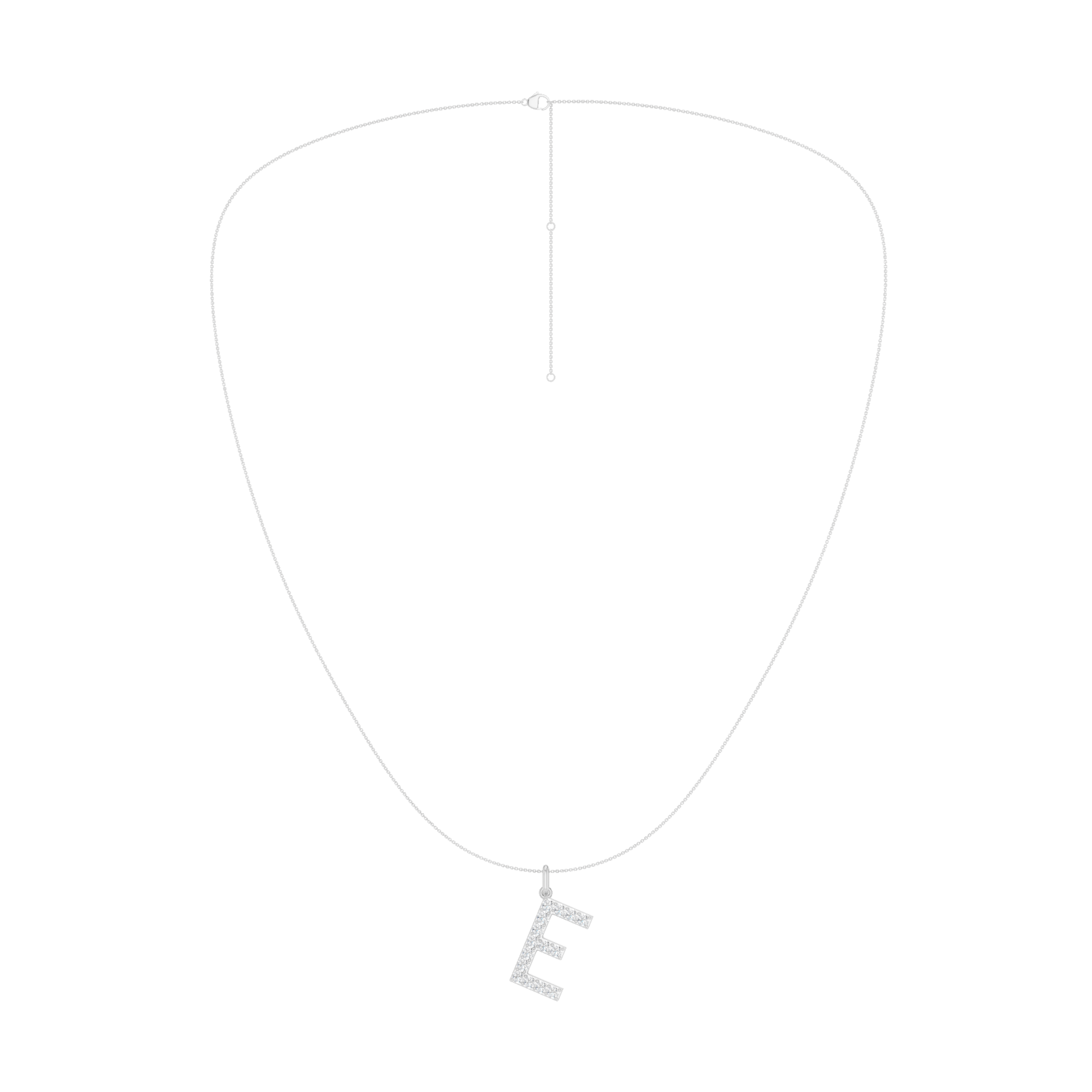Love Letters Pendant-E with Chain