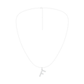 Love Letters Pendant-F with Chain
