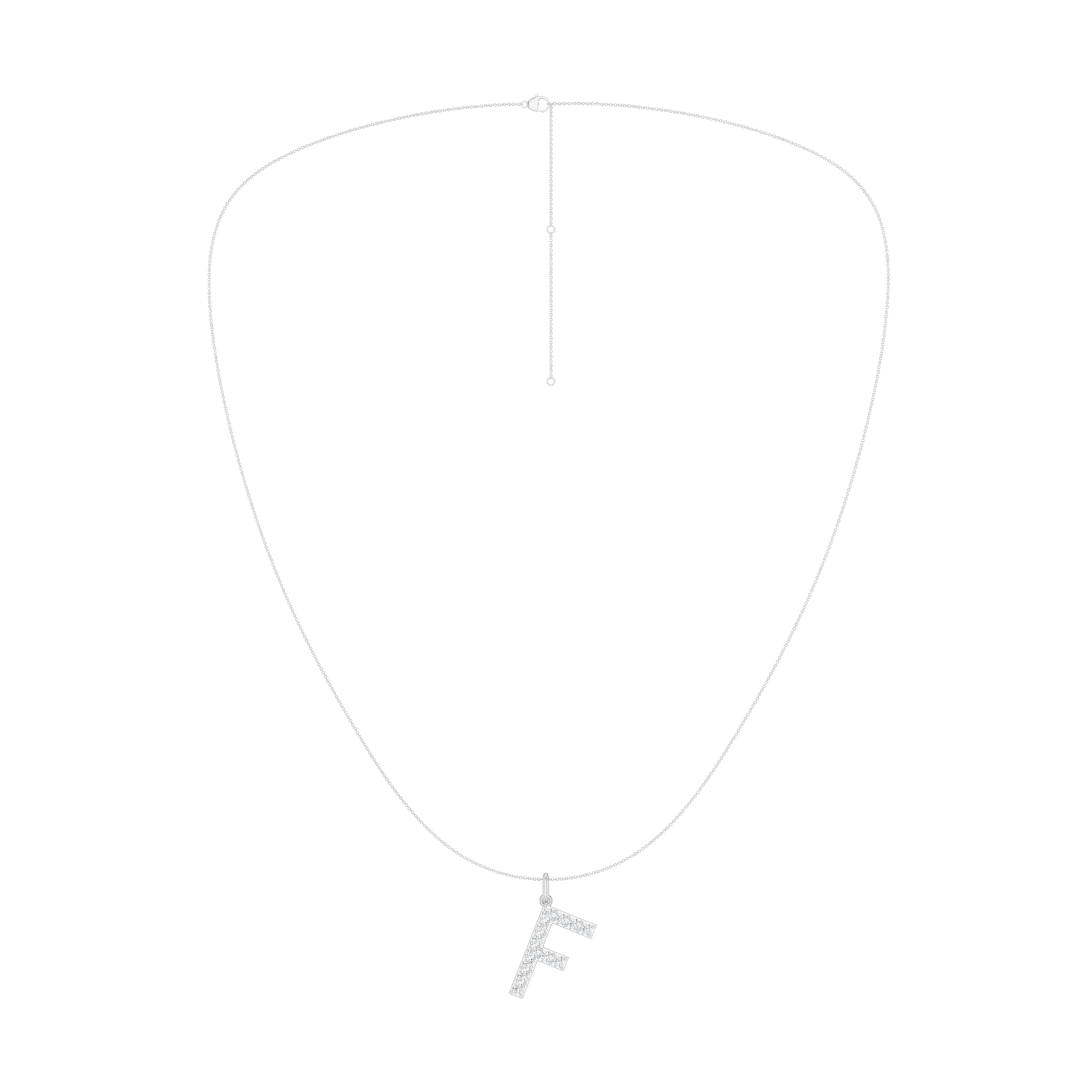 Love Letters Pendant-F with Chain