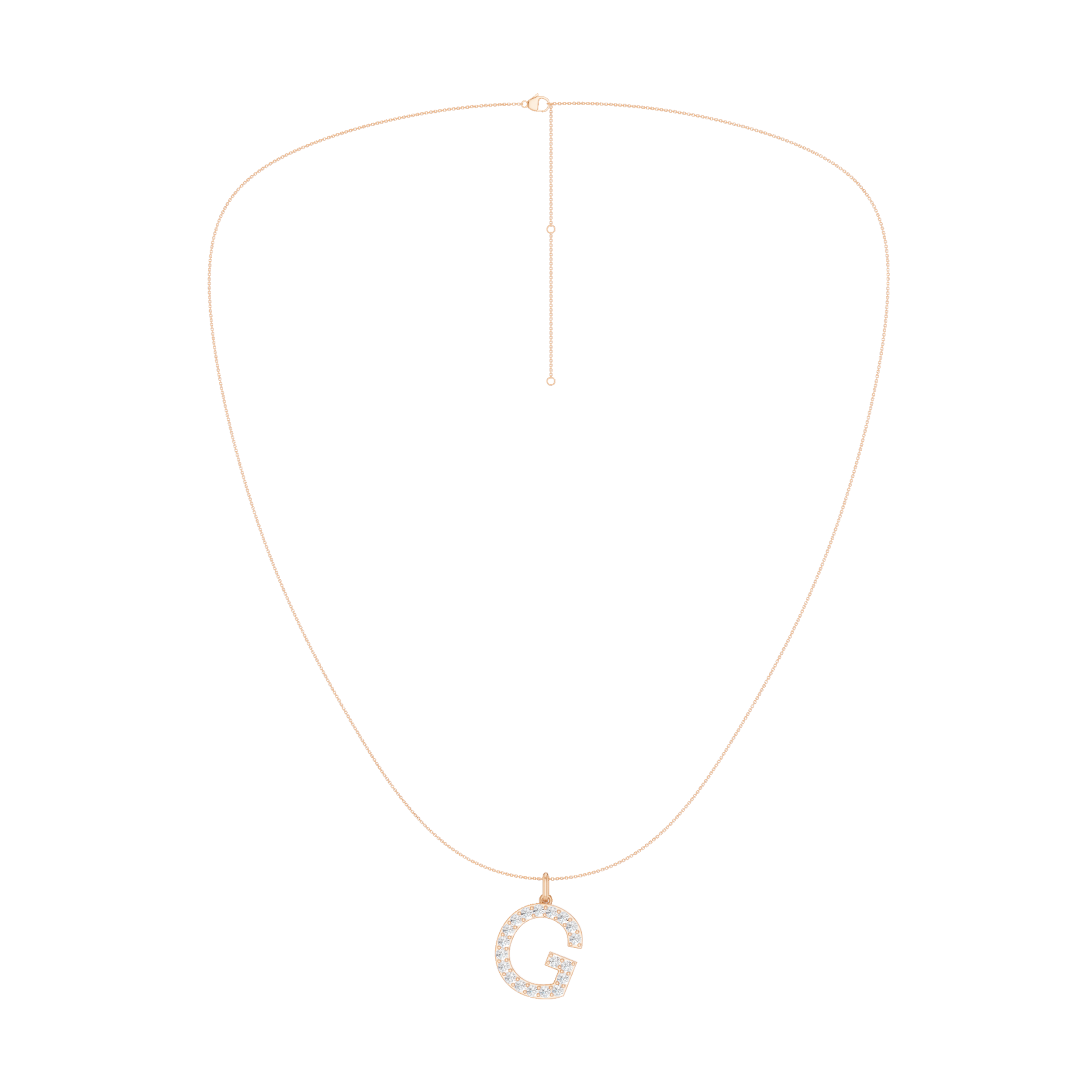 Love Letters Pendant-G with Chain