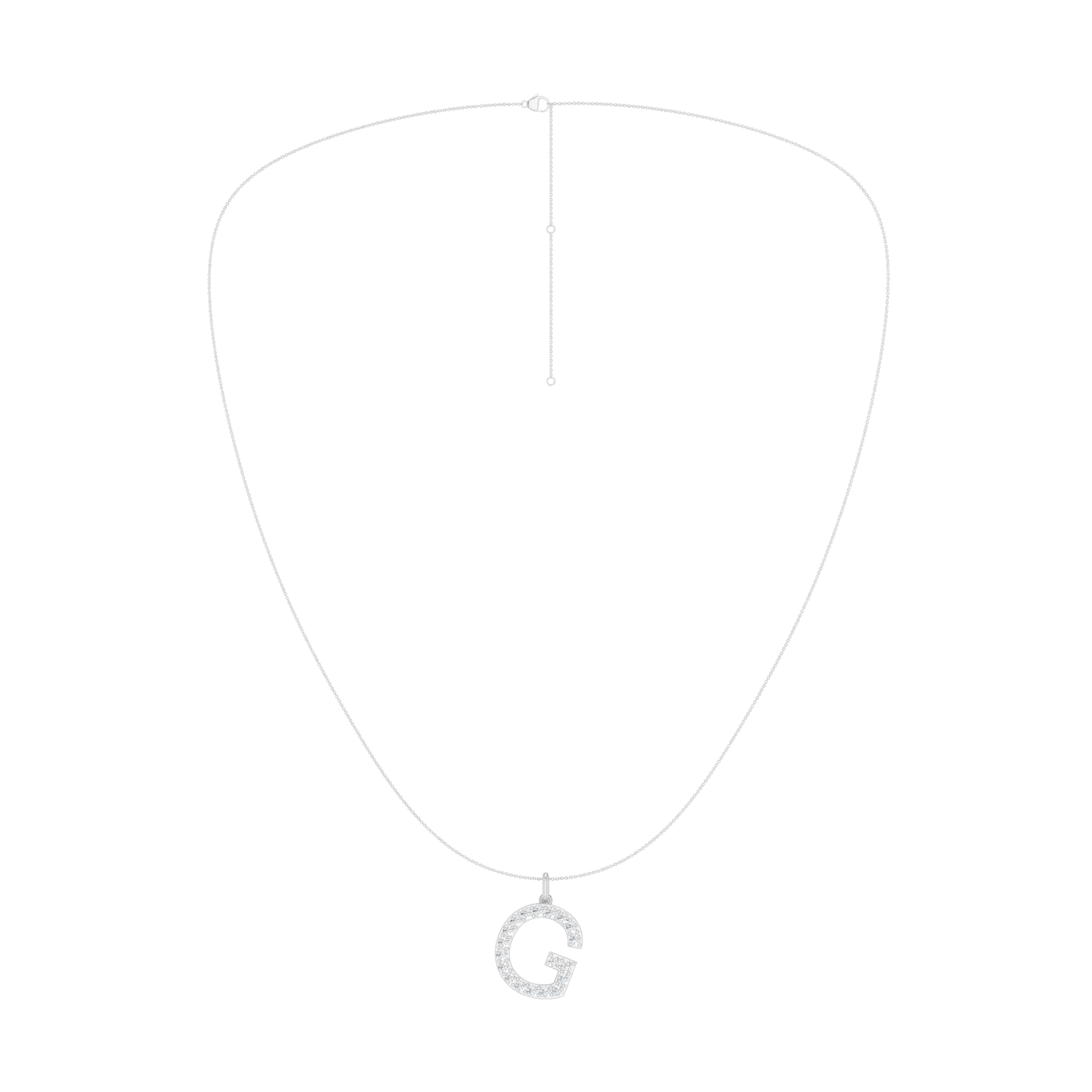 Love Letters Pendant-G with Chain