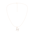 Love Letters Pendant-H with Chain