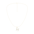 Love Letters Pendant-H with Chain