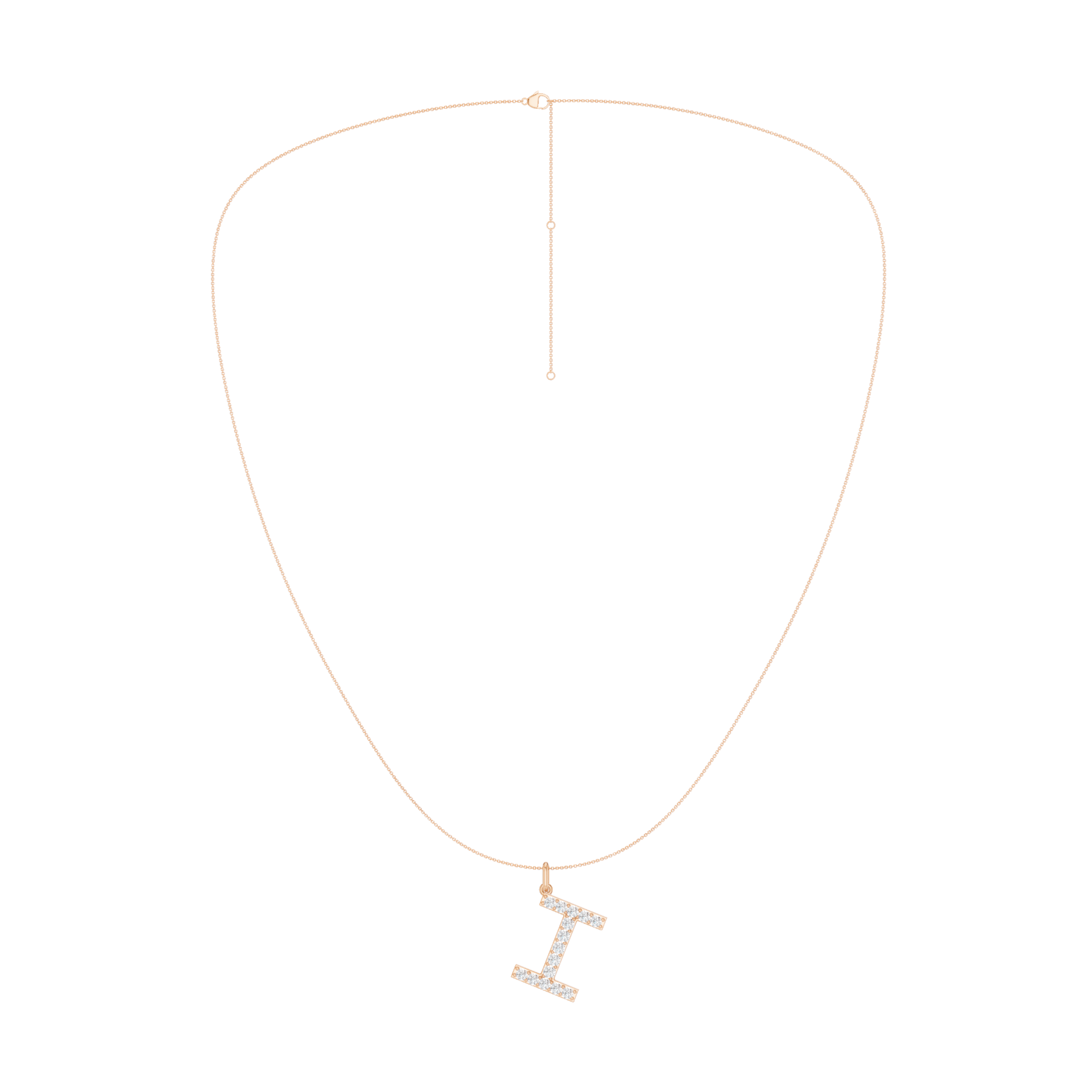 Love Letters Pendant-I with Chain