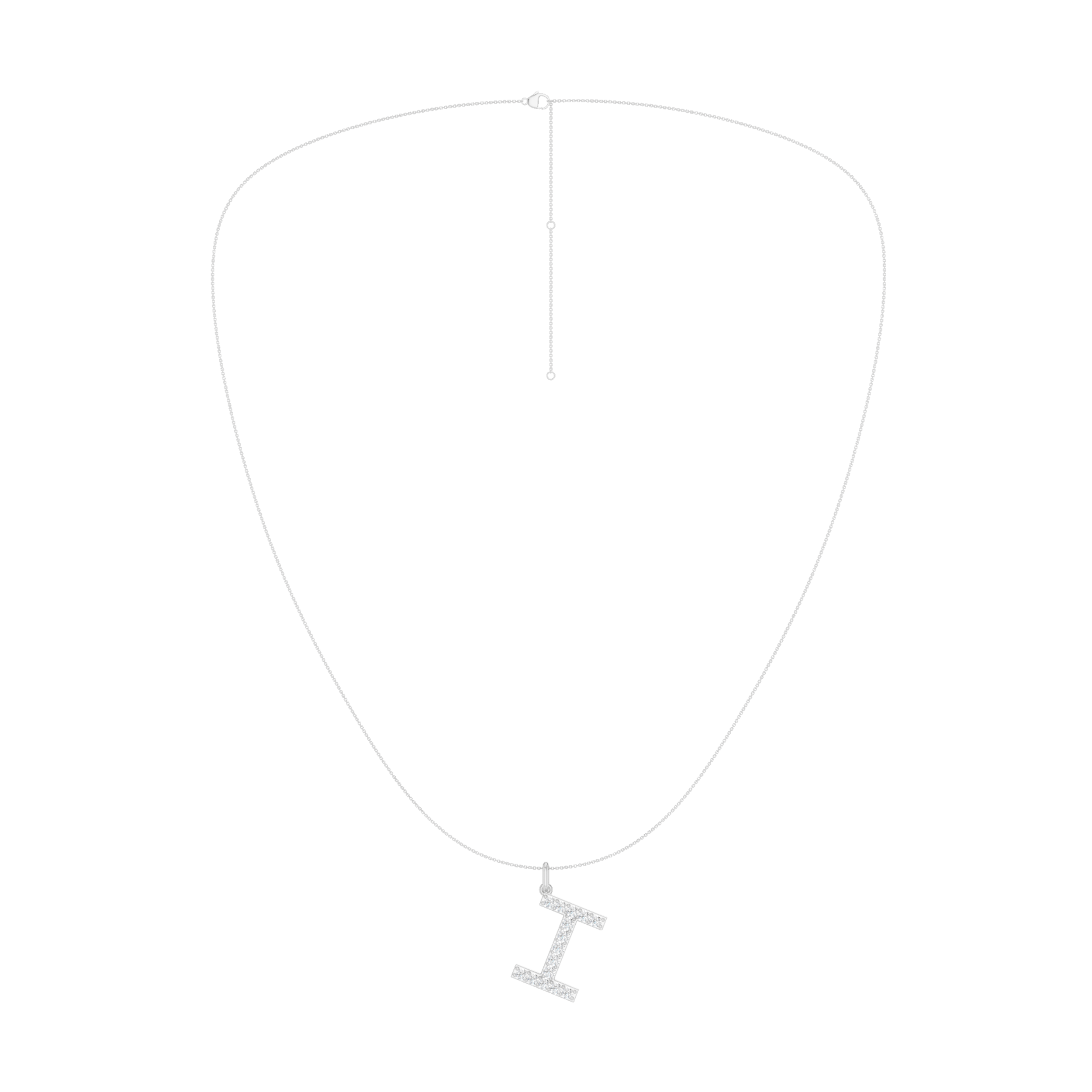 Love Letters Pendant-I with Chain