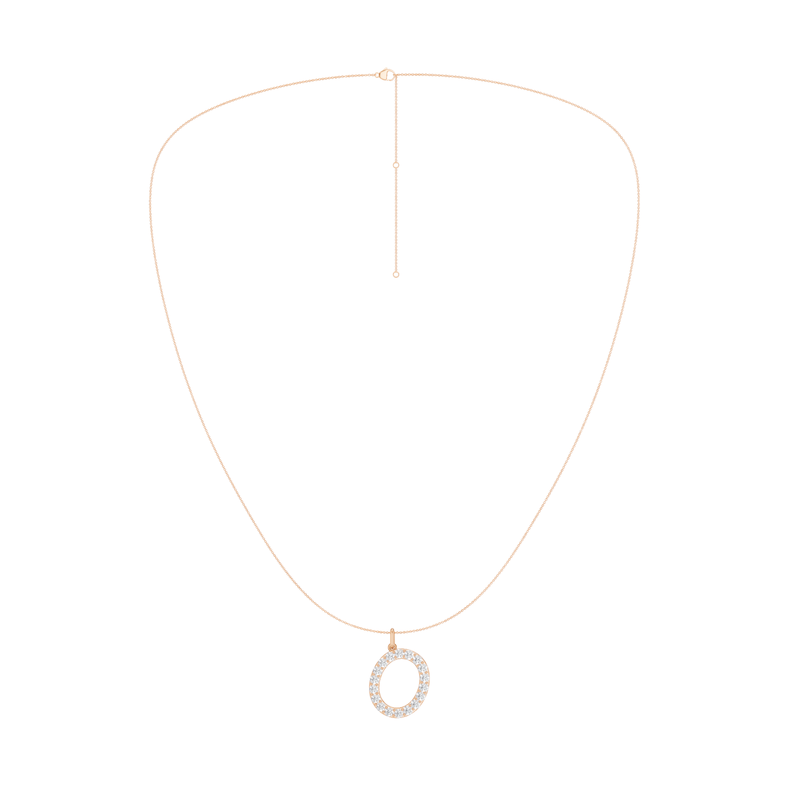 Love Letters Pendant-O with Chain