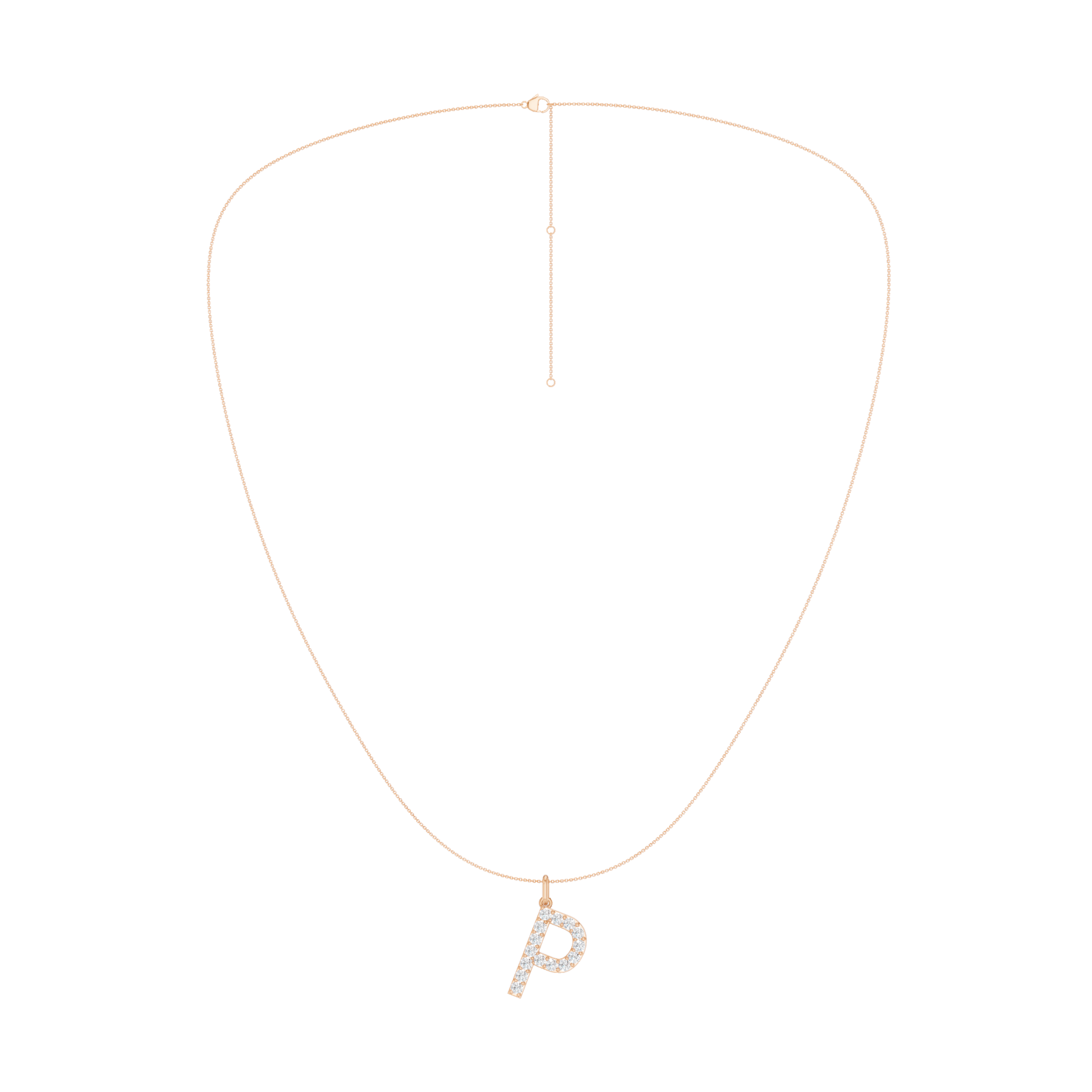 Love Letters Pendant-P with Chain