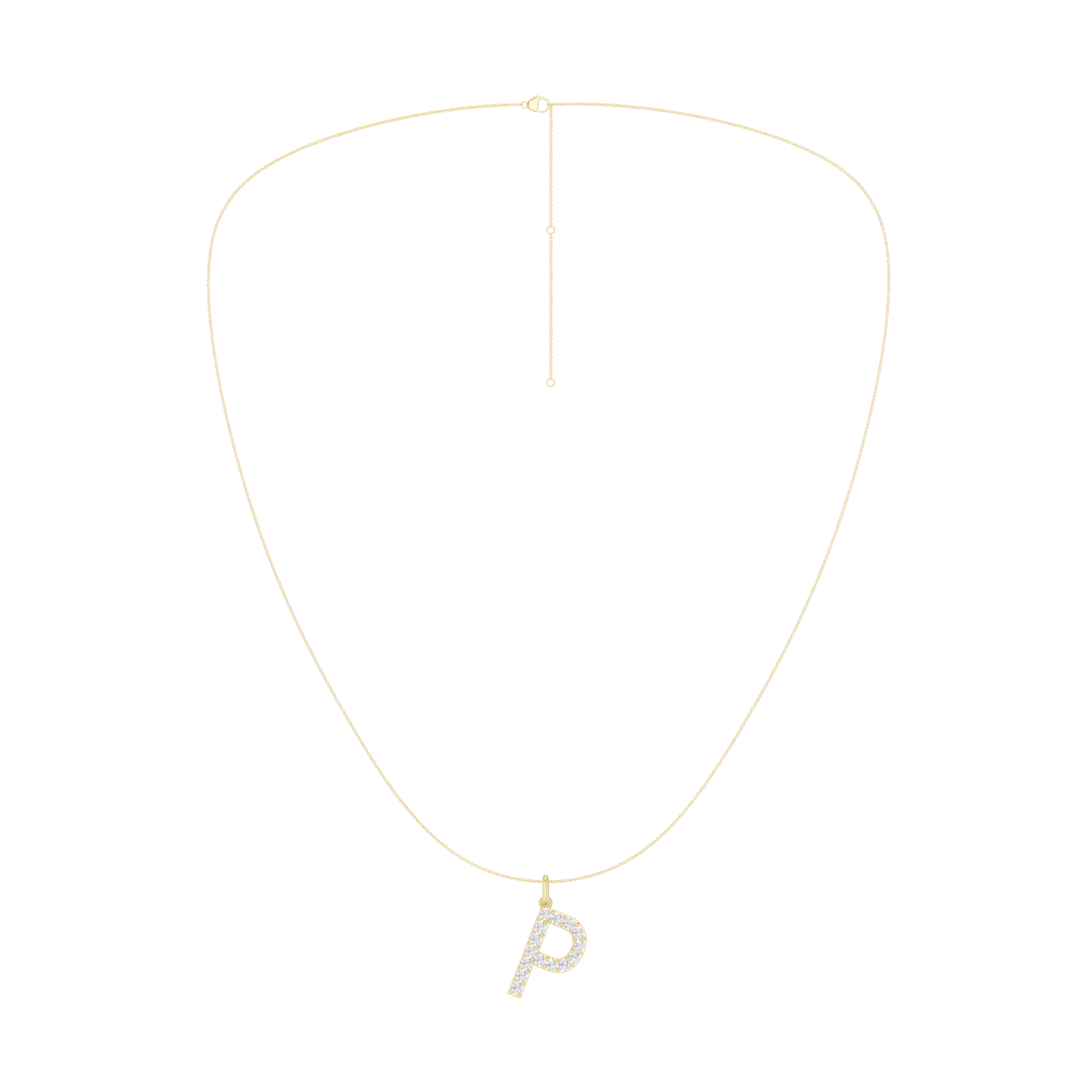 Love Letters Pendant-P with Chain