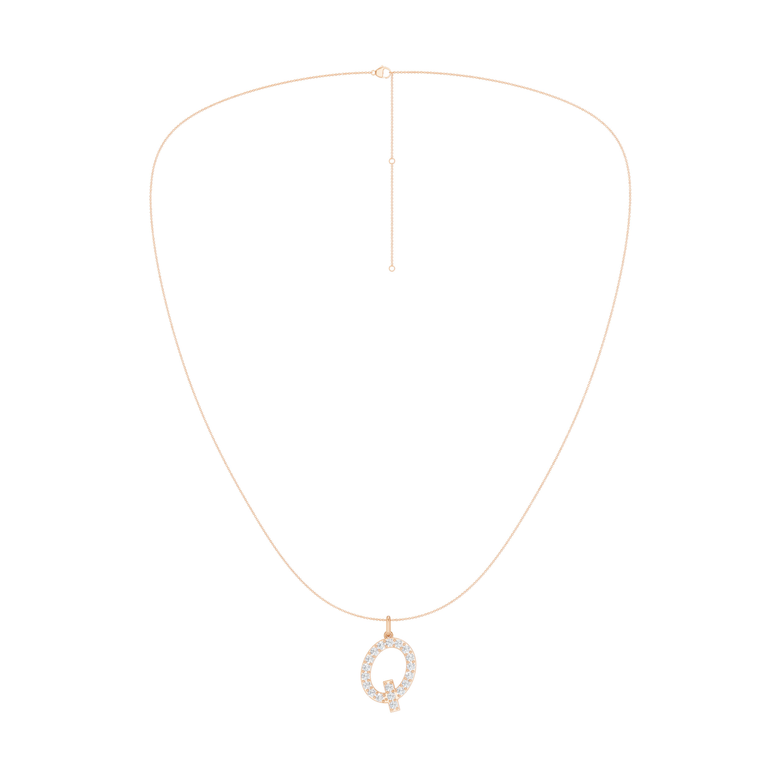 Love Letters Pendant-Q with Chain