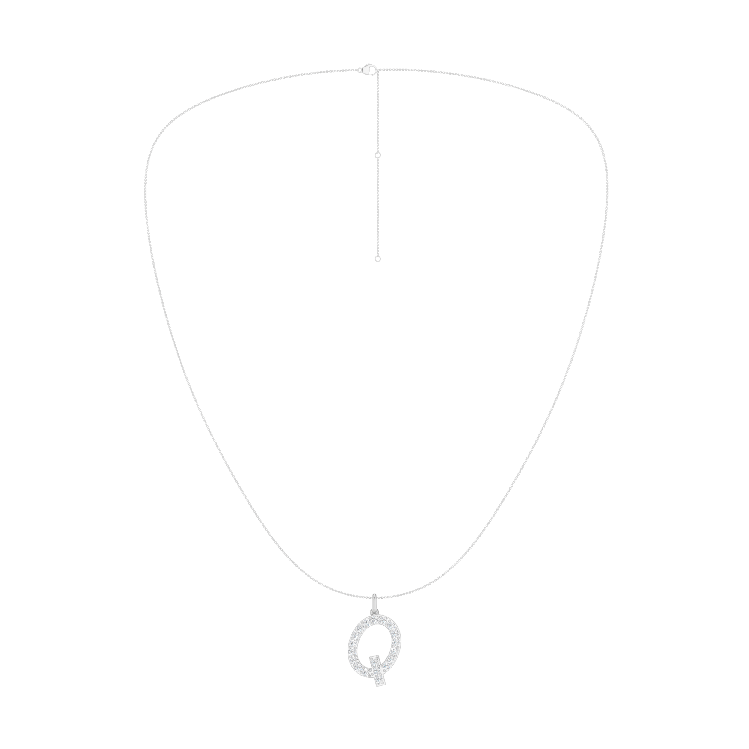 Love Letters Pendant-Q with Chain