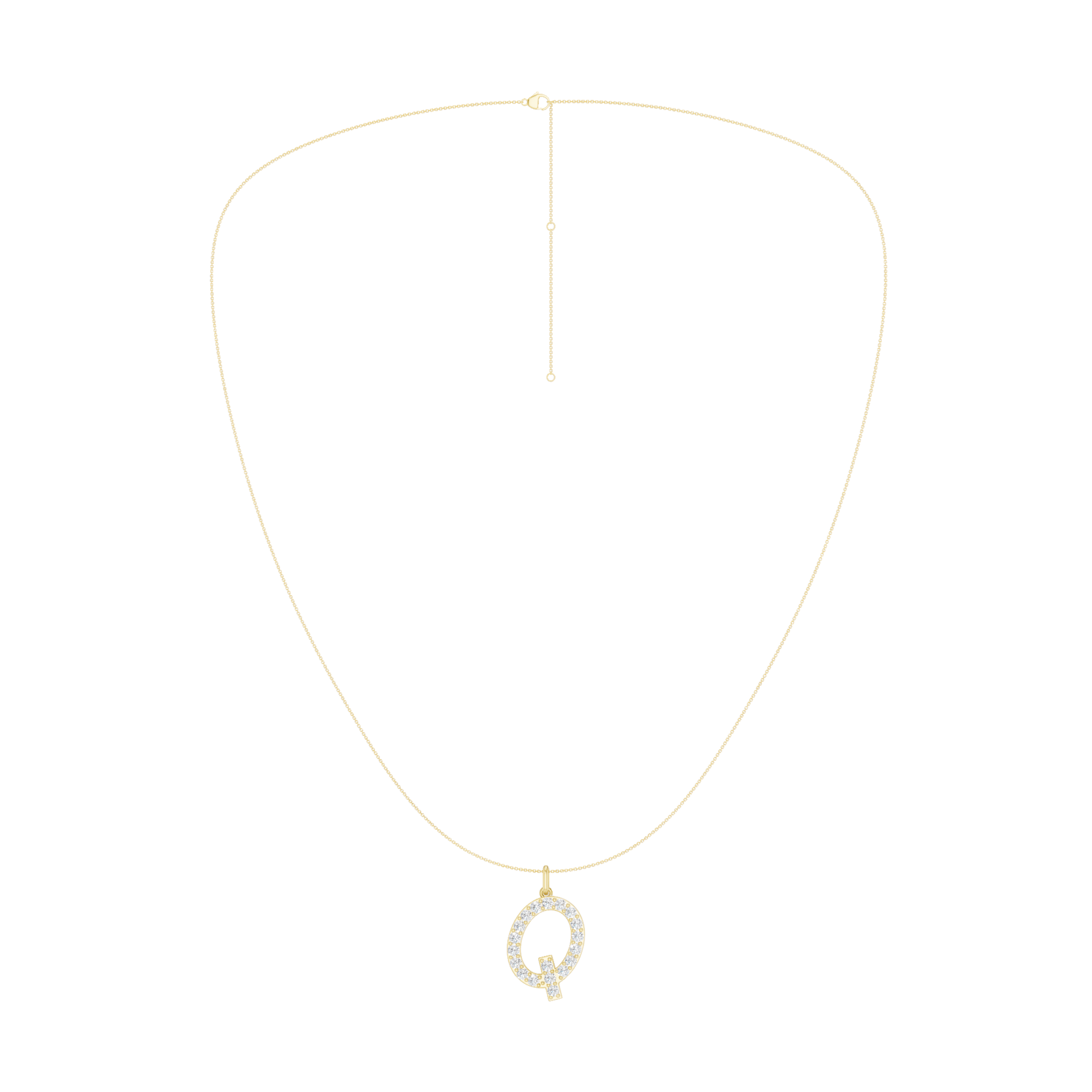 Love Letters Pendant-Q with Chain