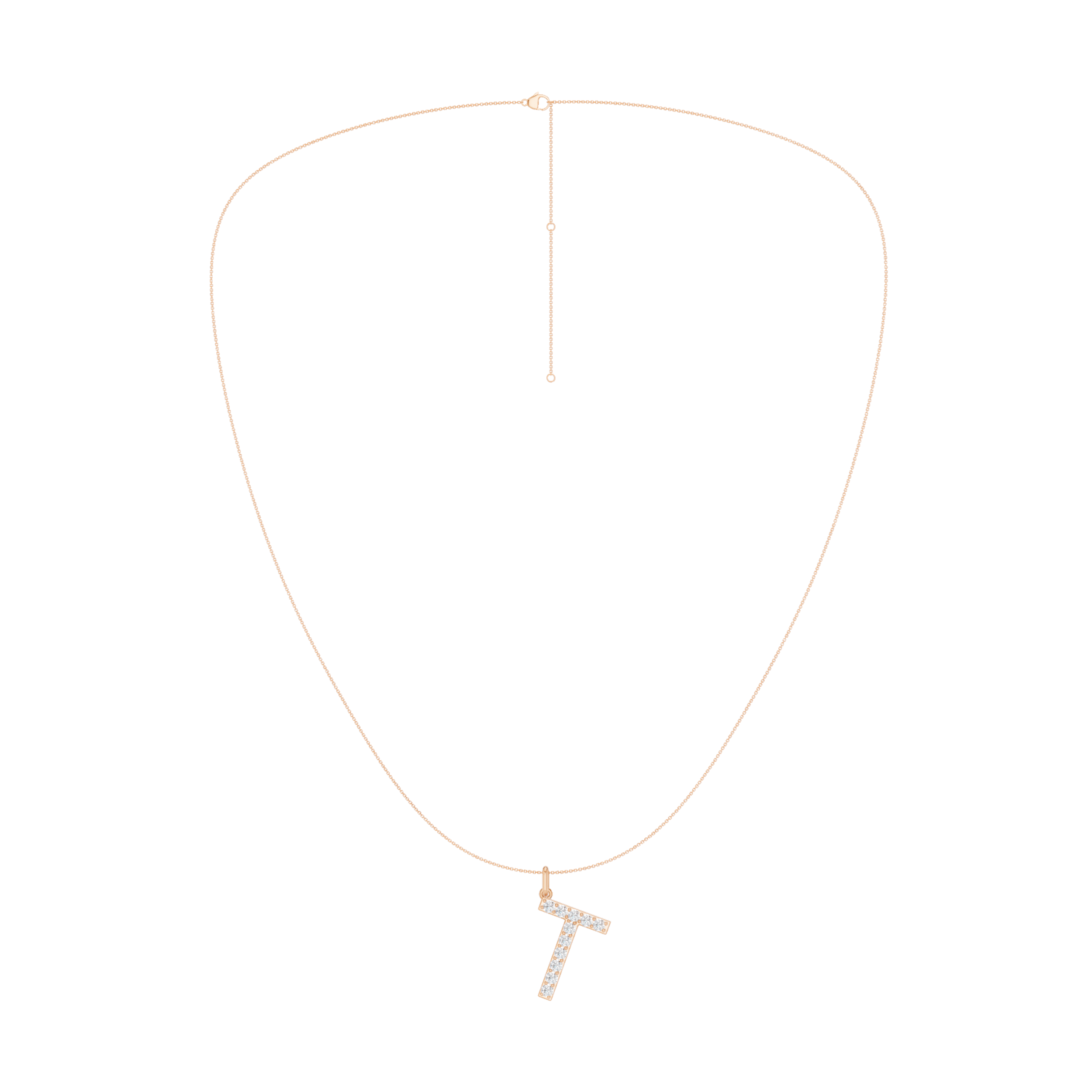 Love Letters Pendant-T with Chain