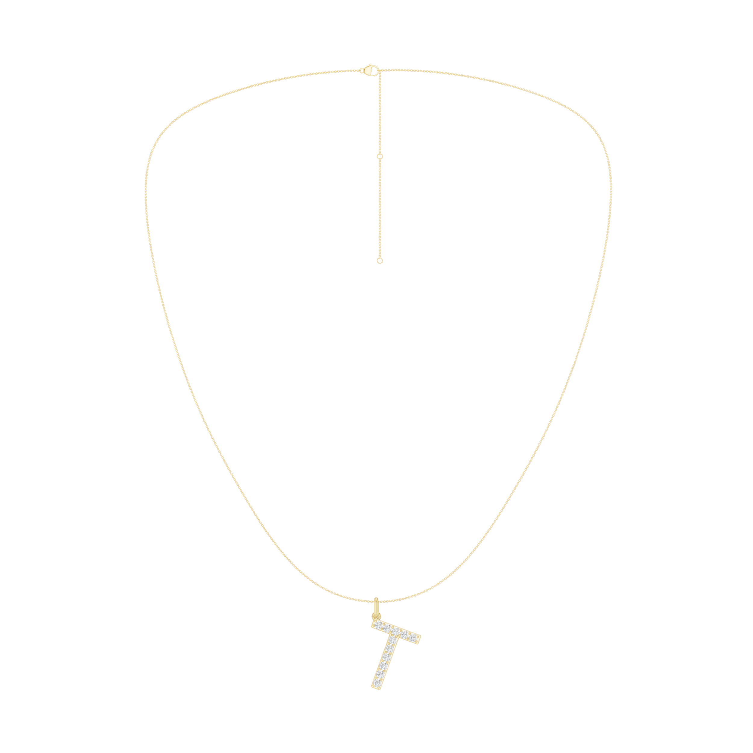 Love Letters Pendant-T with Chain