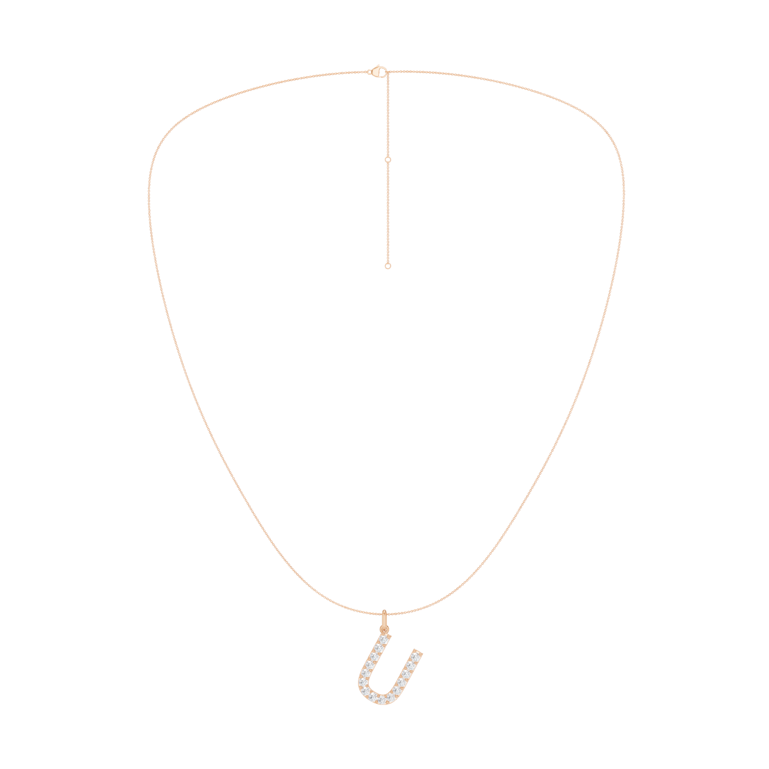 Love Letters Pendant-U with Chain
