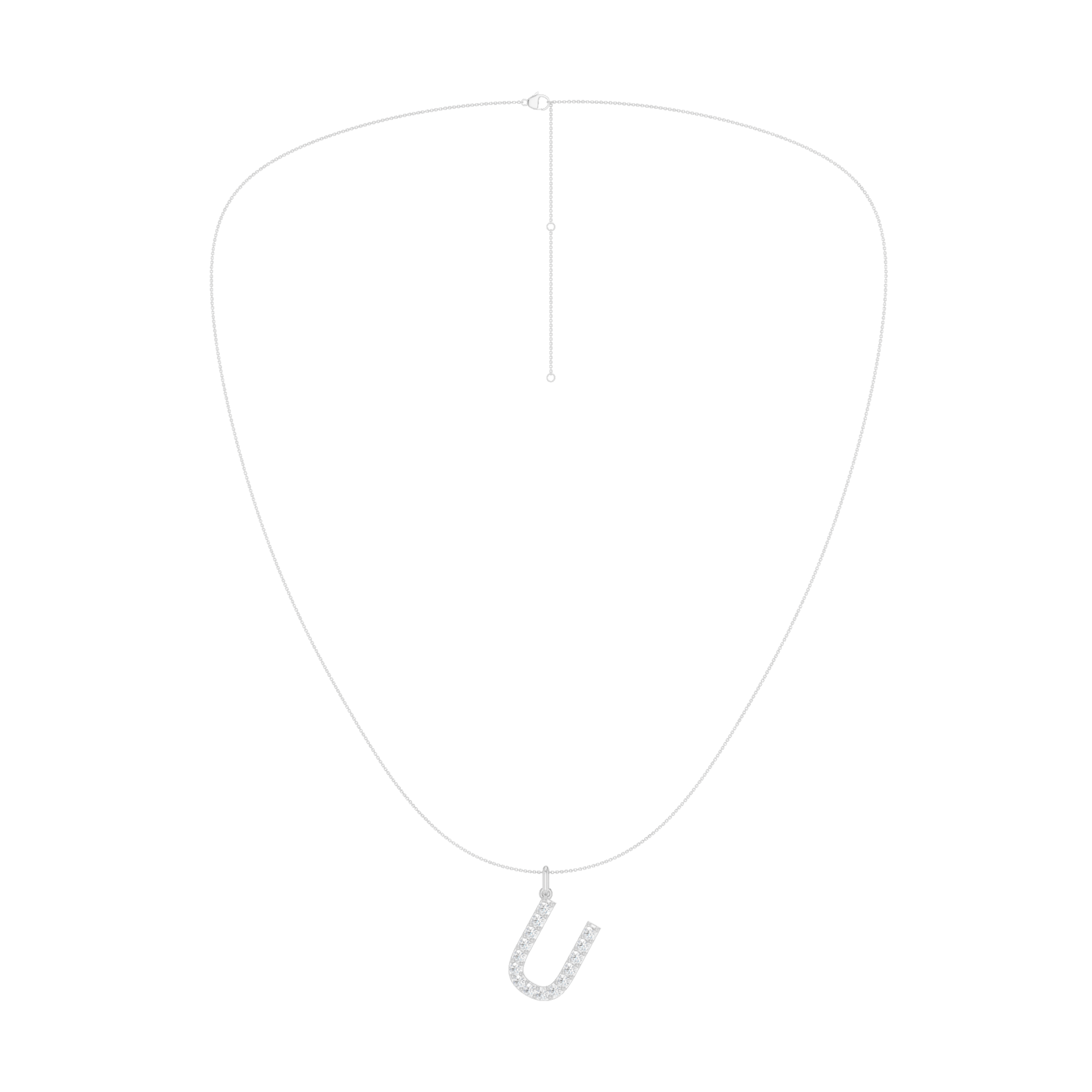 Love Letters Pendant-U with Chain