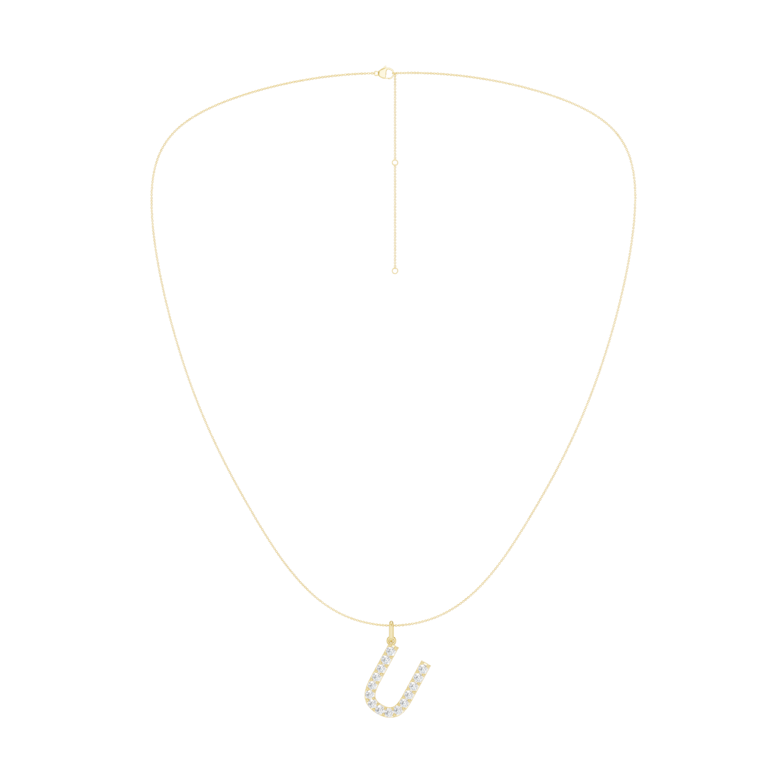 Love Letters Pendant-U with Chain