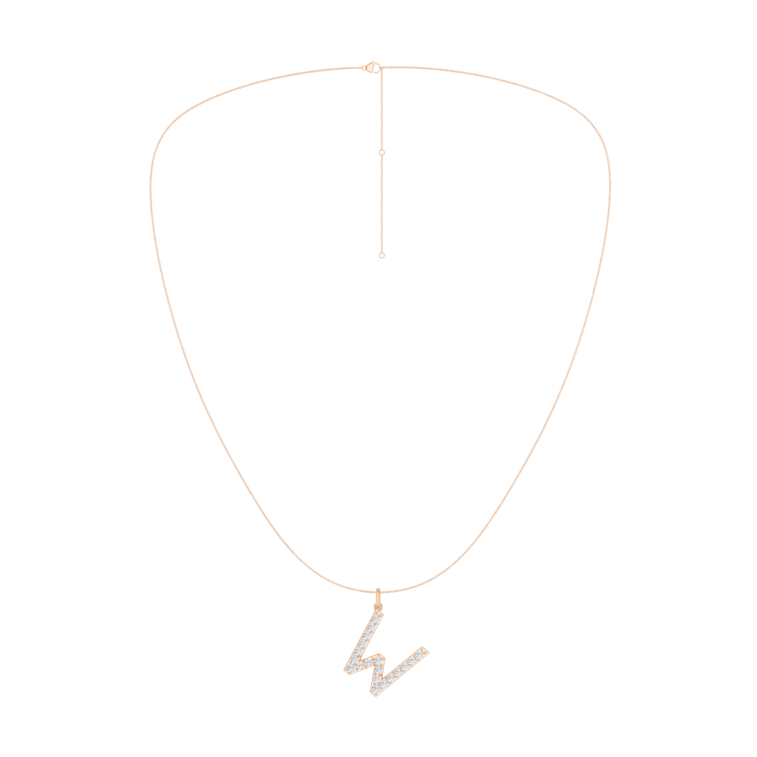 Love Letters Pendant-W with Chain