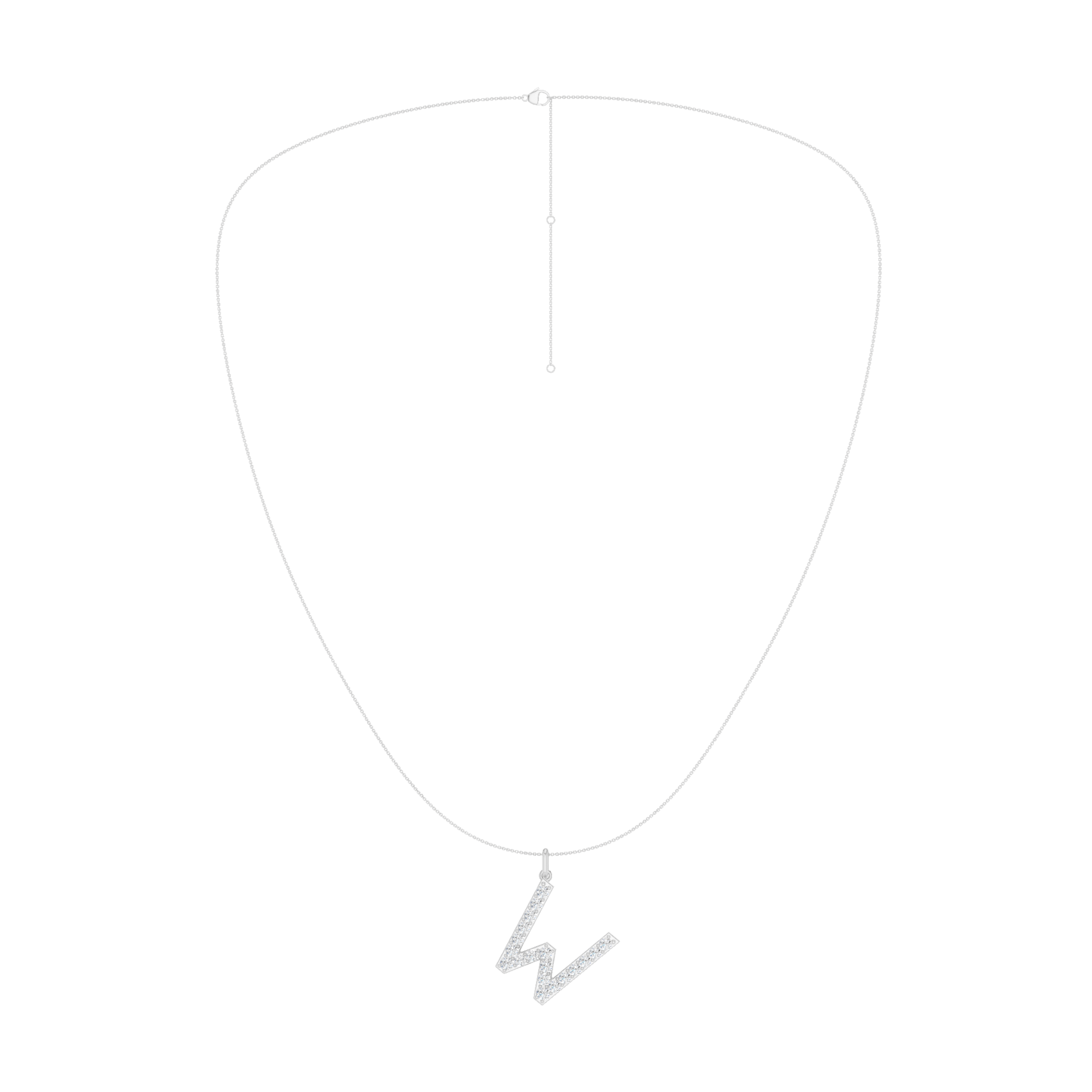 Love Letters Pendant-W with Chain