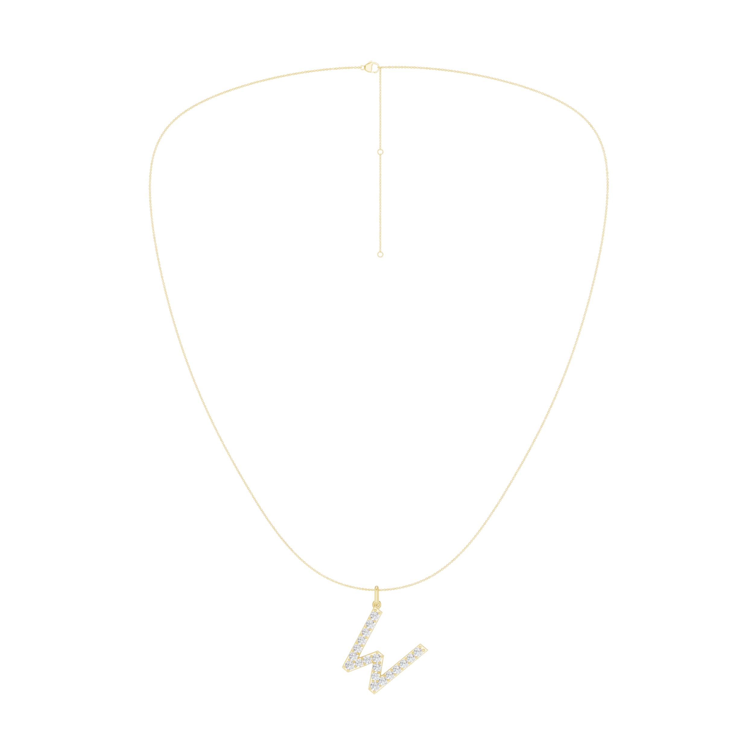 Love Letters Pendant-W with Chain