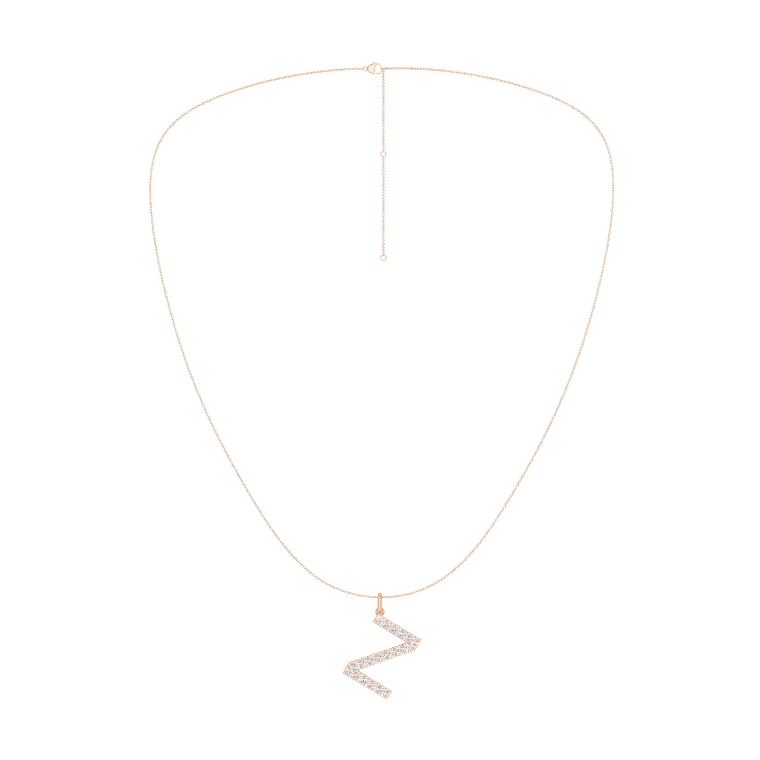 Love Letters Pendant-Z with Chain