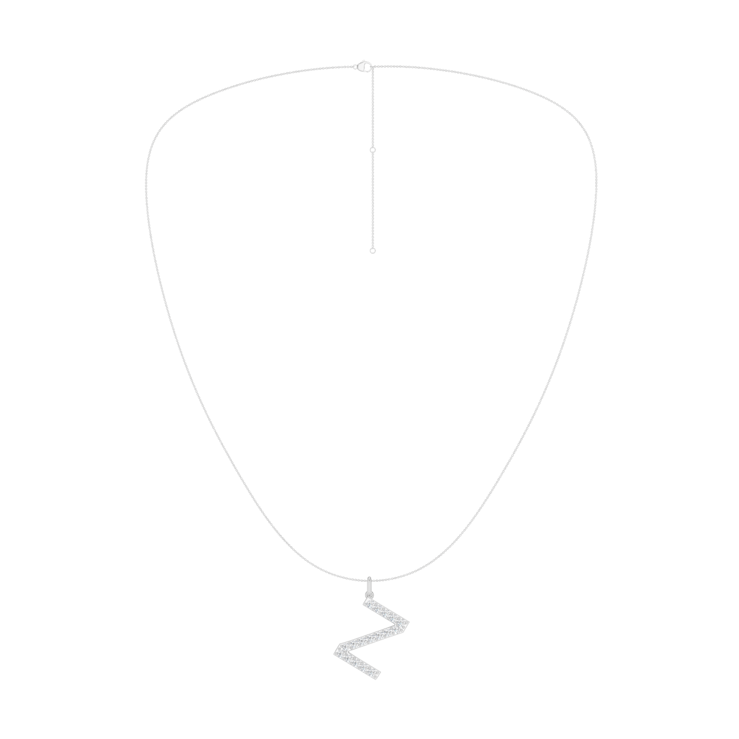 Love Letters Pendant-Z with Chain