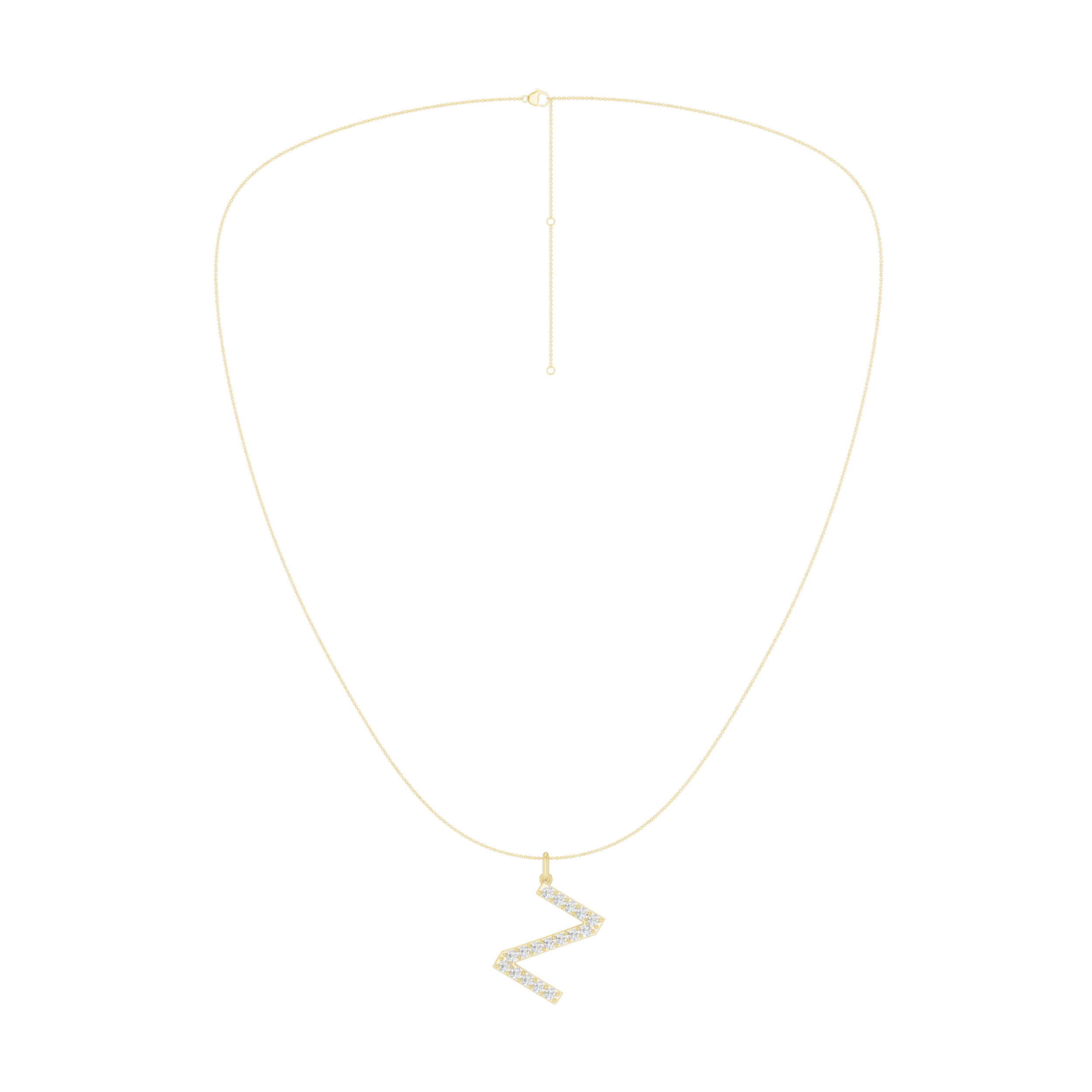 Love Letters Pendant-Z with Chain