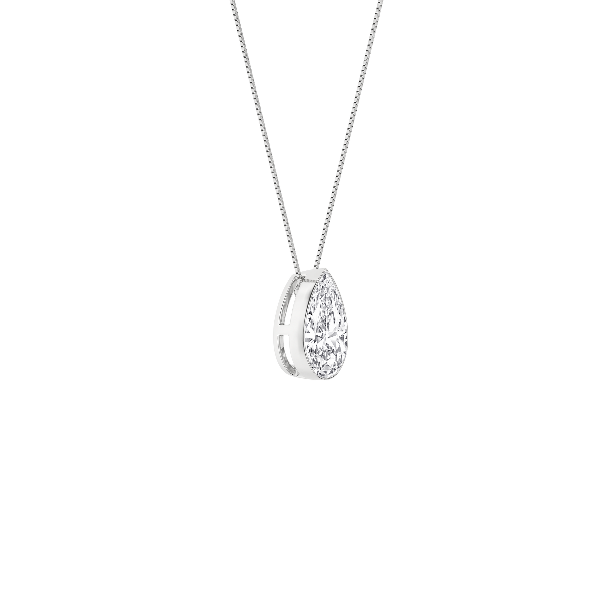 Seamless_x0019_ Solitaire Pendant (Pear)