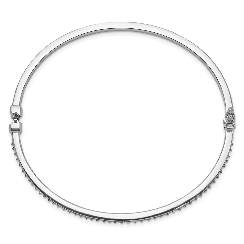 Caelum Diamond Fascination Diamond Mystique Sterling Silver Platinum-plated carart Diamond Bangle