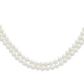 Gleaming Brook Majestik 8-9mm White Imitation Shell Pearl Hand-knotted Endless Slip-on Necklace