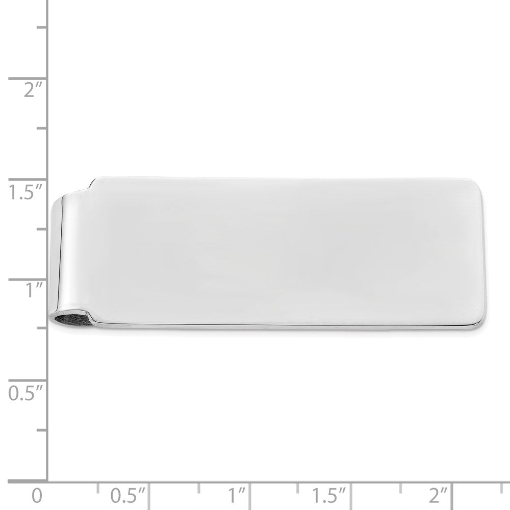 Eros Sterling Silver Rhodium-plated Money clip