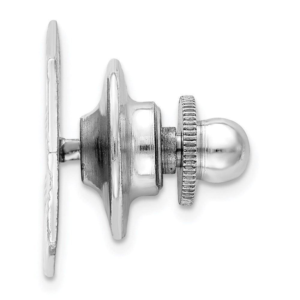 Orion Sterling Silver Rhodium-plated Tie Tac