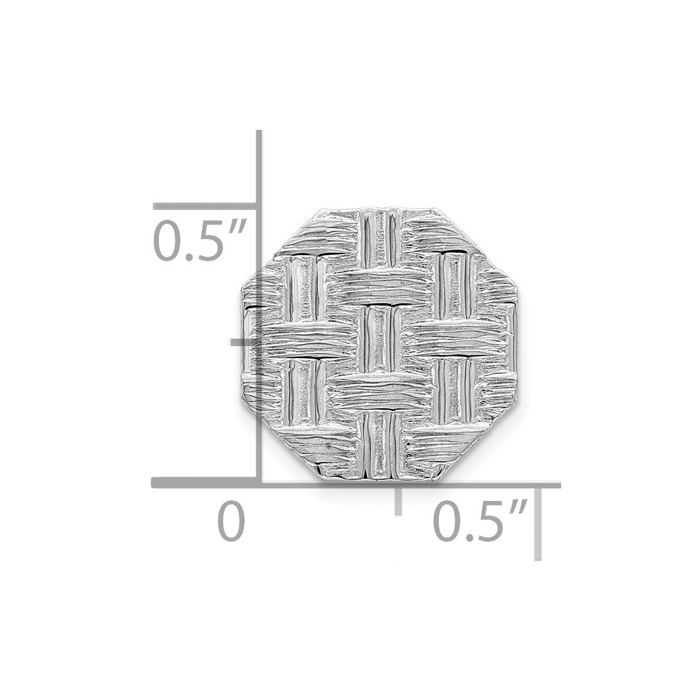 Orion Sterling Silver Rhodium-plated Tie Tac