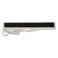 Caldera Sterling Silver Polished Onyx Tie Bar