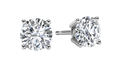 Glacier Fire Sterling Silver Lab Grown Diamond 1/4 CTW Stud Earrings