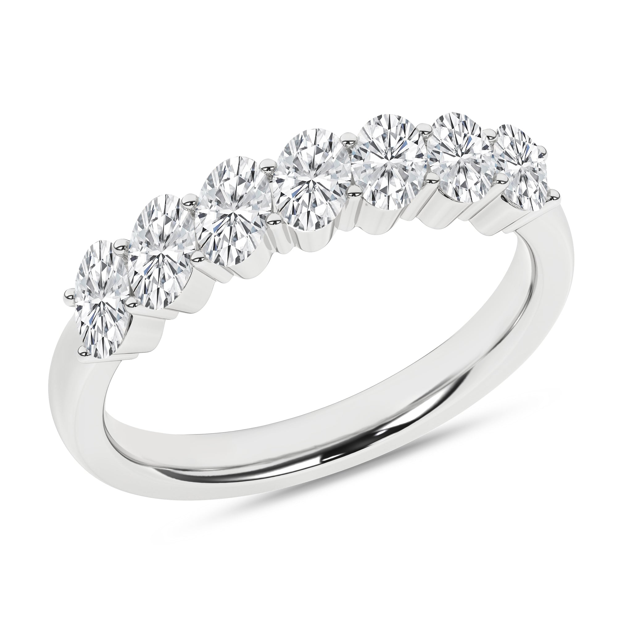Angled 7-Stone Band (Oval)