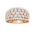 Multi Row Diamond Ring