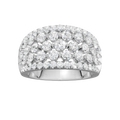 Multi Row Diamond Ring